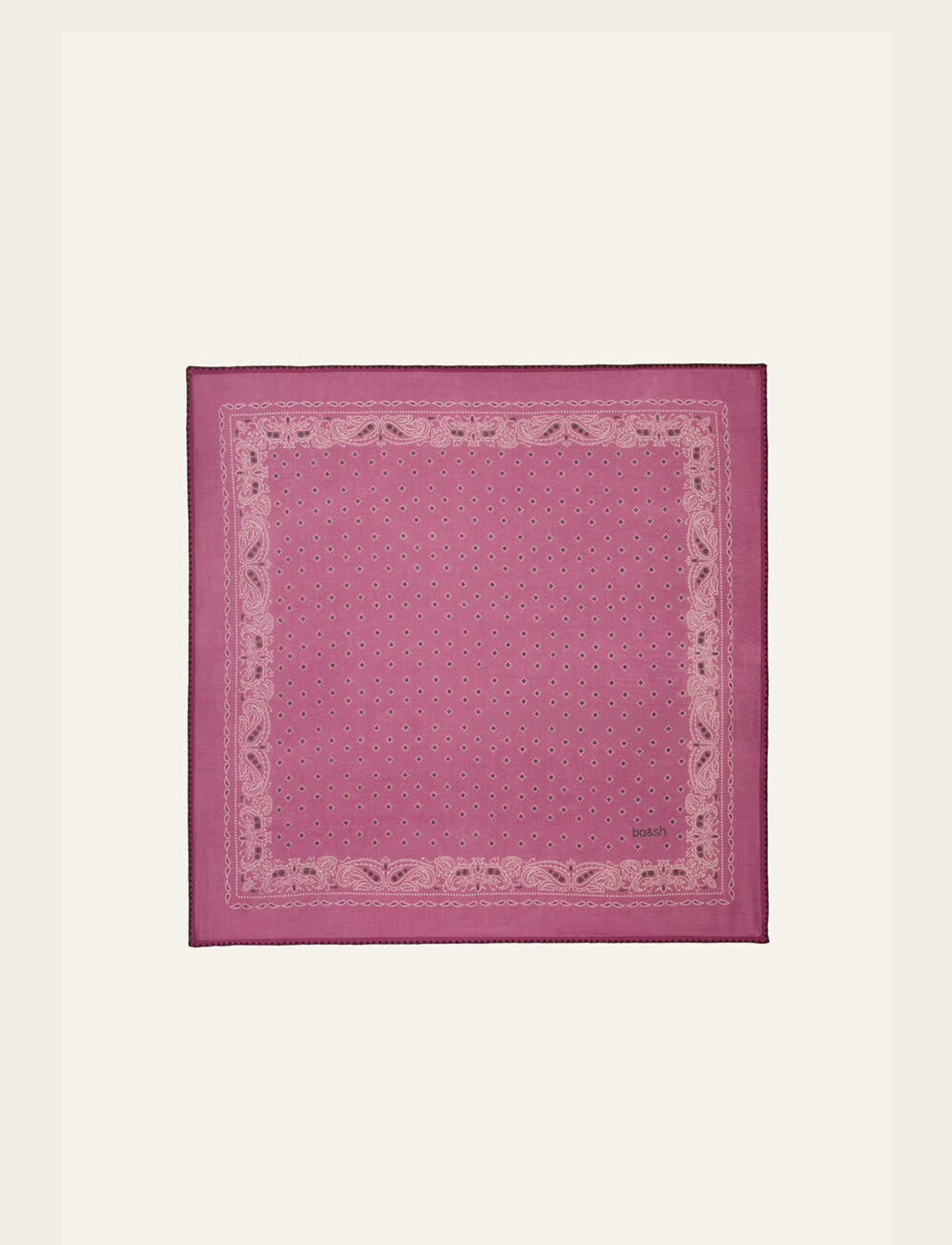 FRAY SCARF | VIEUX ROSE – תמונה 3
