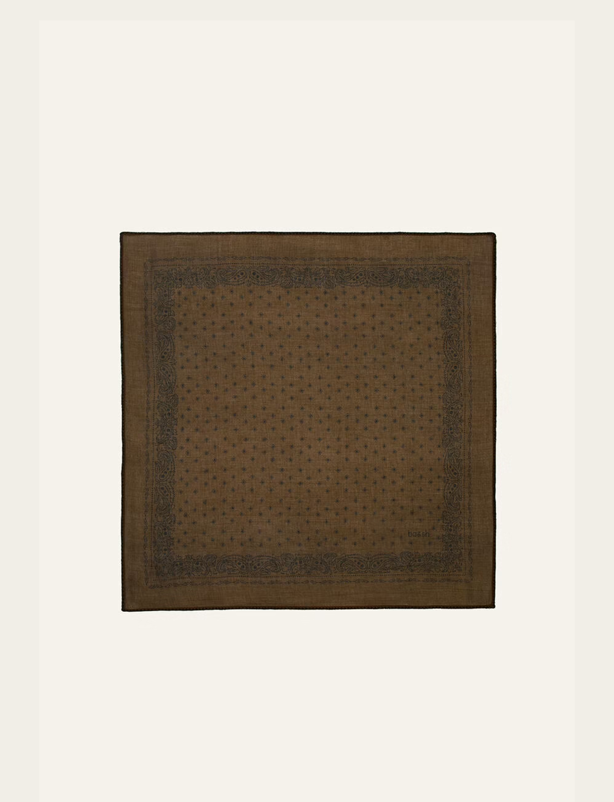 FRAY SCARF | KHAKI – תמונה 3