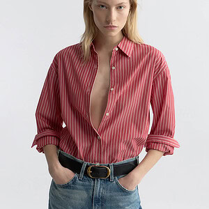 YORKE SHIRT | RED AND WHITE STRIPE