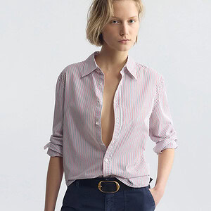 RAPHAEL CLASSIC SHIRT | RED/BLUE STRIPES