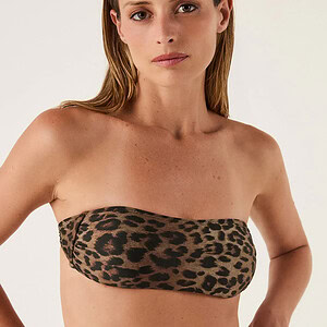 ROSIE BANDEAU TOP | LEOPARD