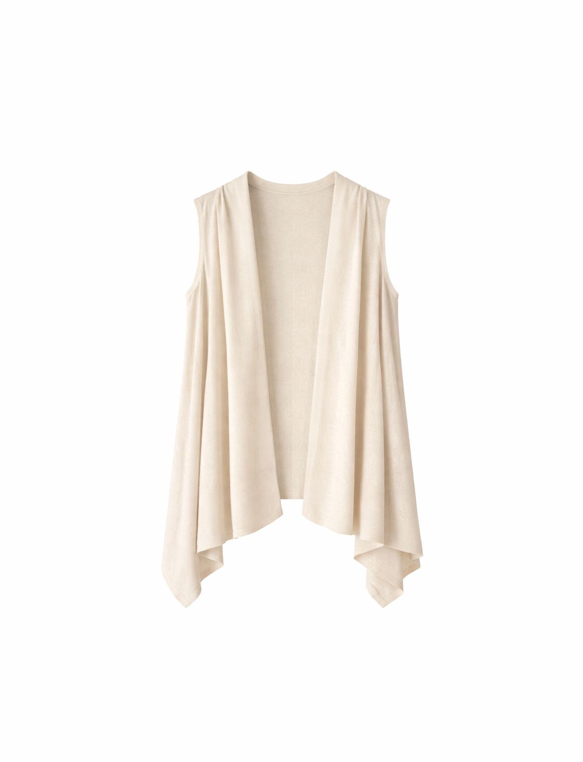 WAISTCOAT SLEEVELESS | CREAM