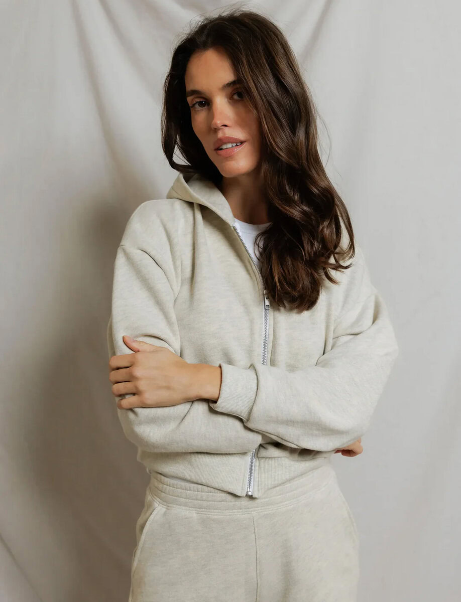 SEAN FRENCH TERRY CROPP SWEATSHIRT – תמונה 8