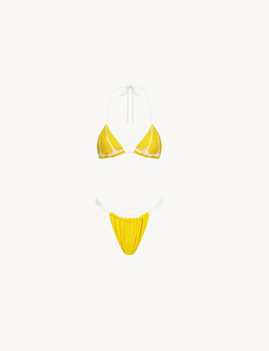LEMON SLICE TIRANGLE TOP