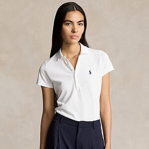 SLIM FIT STRETCH POLO SHIRT | WHITE