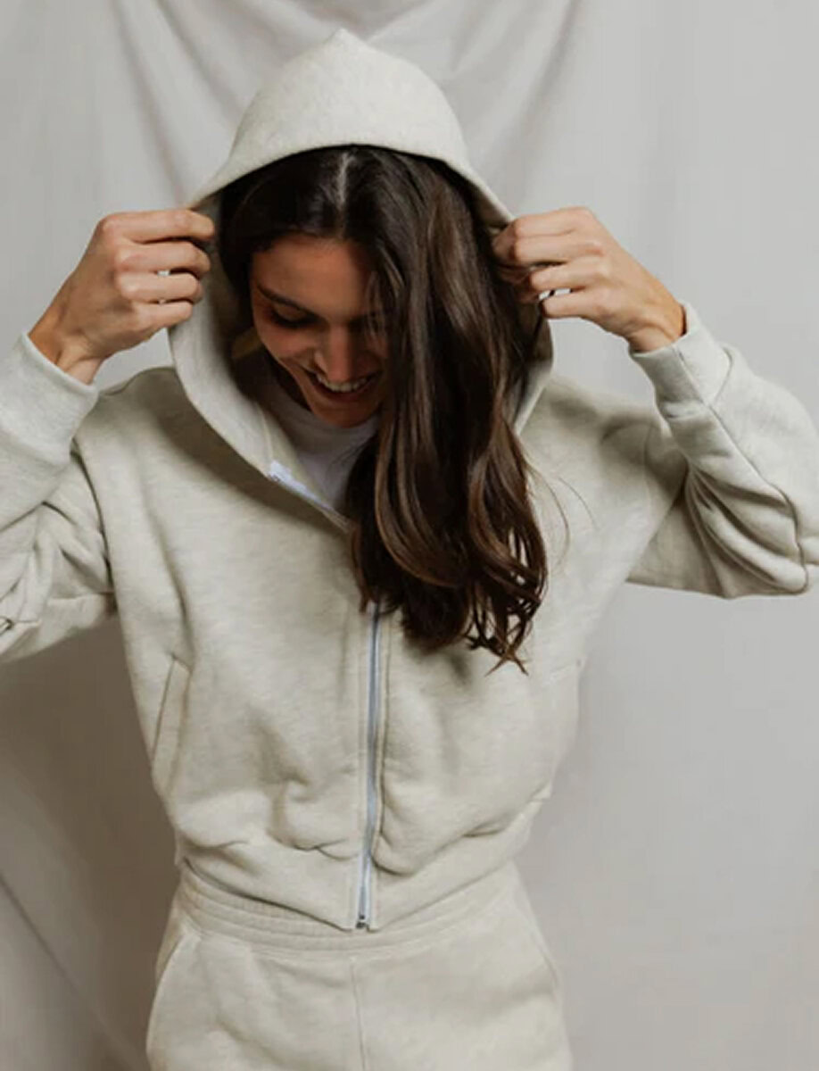 SEAN FRENCH TERRY CROPP SWEATSHIRT