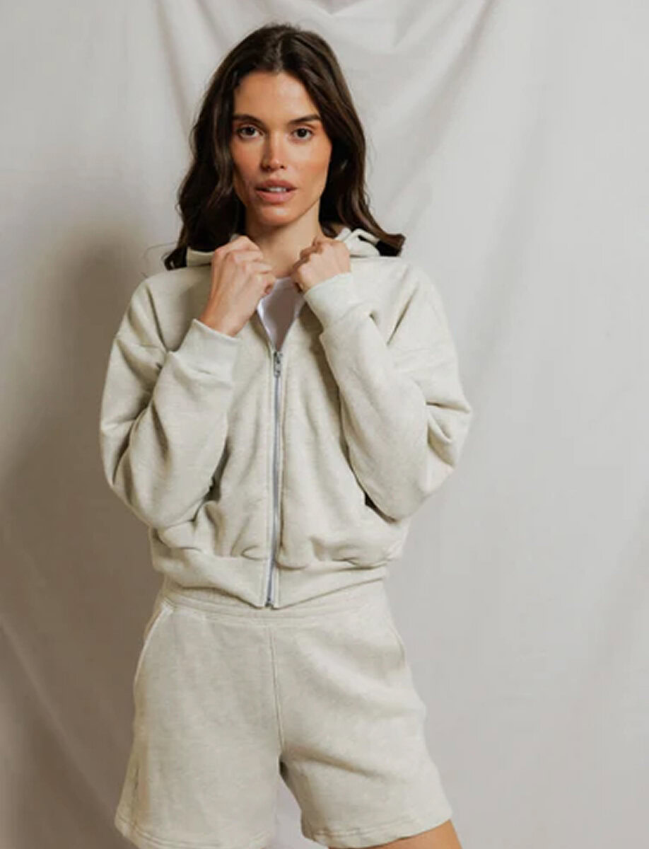 SEAN FRENCH TERRY CROPP SWEATSHIRT – תמונה 2