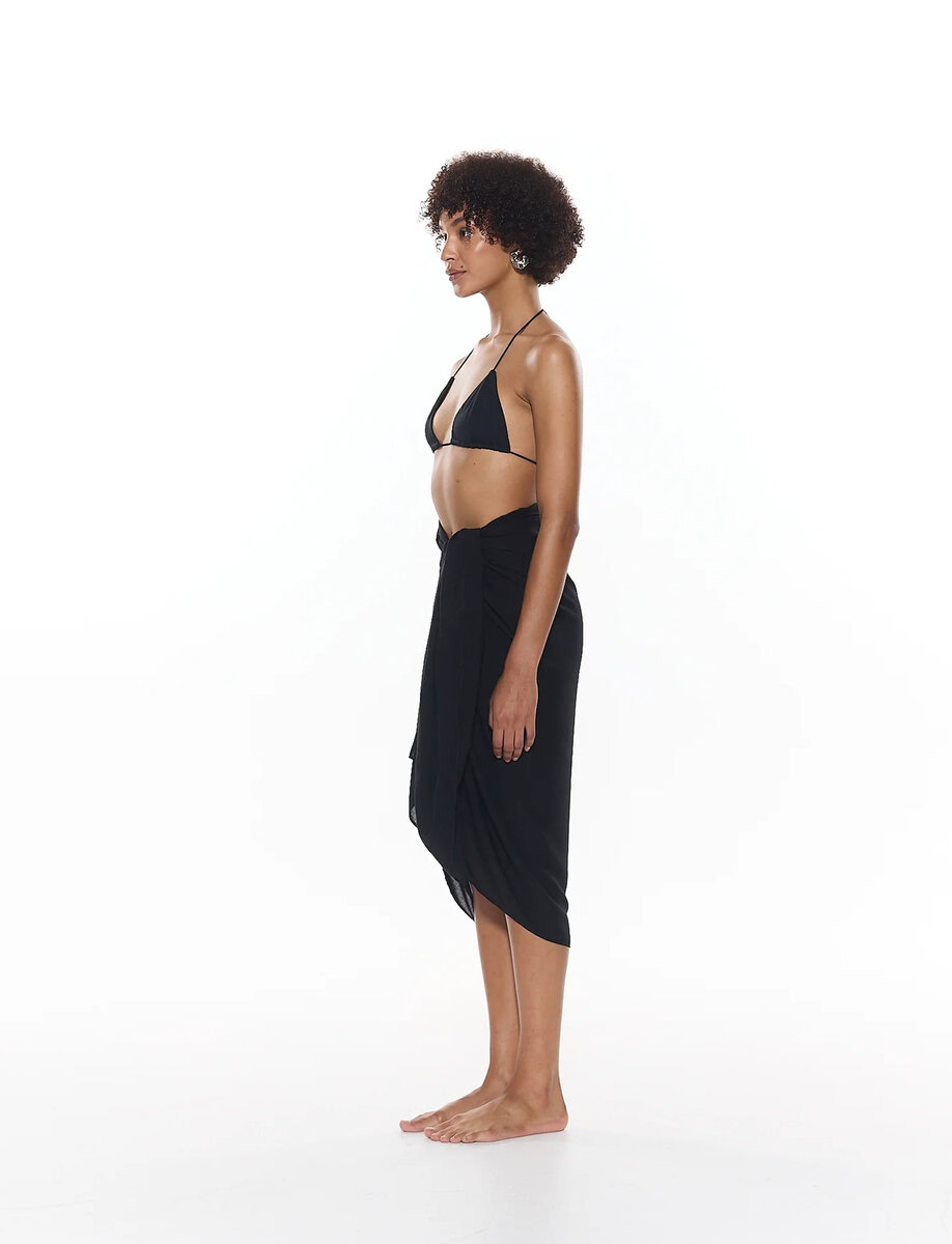 MYRA DEXTER SARONG | BLACK – תמונה 5