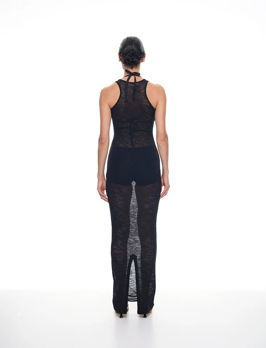 MYRA LEENA DRESS | BLACK – תמונה 5