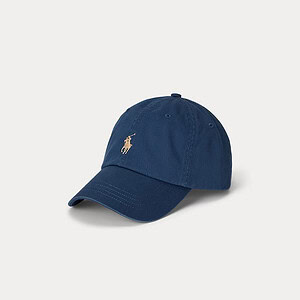 COTTON CHINO BALL CAP | NAVY