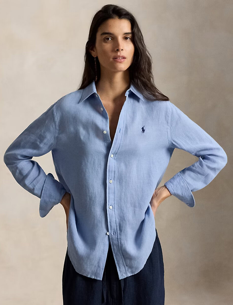 CLASSIC FIT LINEN SHIRT | SUMMER BLUE