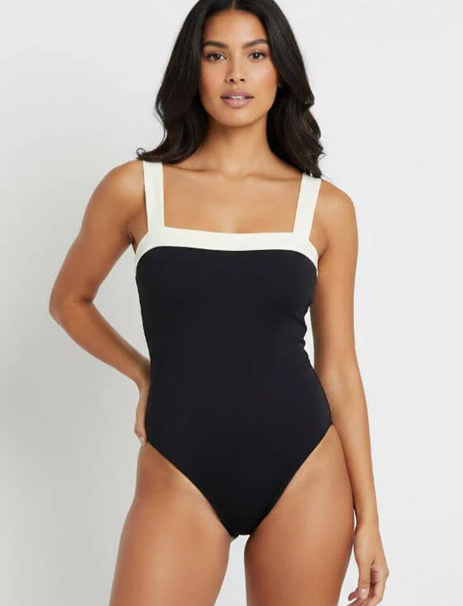 GRENADA ONE PIECE | BLACK/IVORY