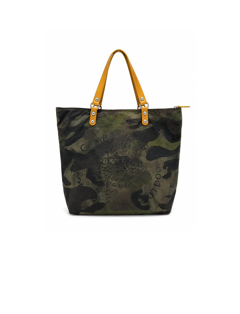 BLACKBURN SHOPPING CAMO NAYLON BAG | YELLOW