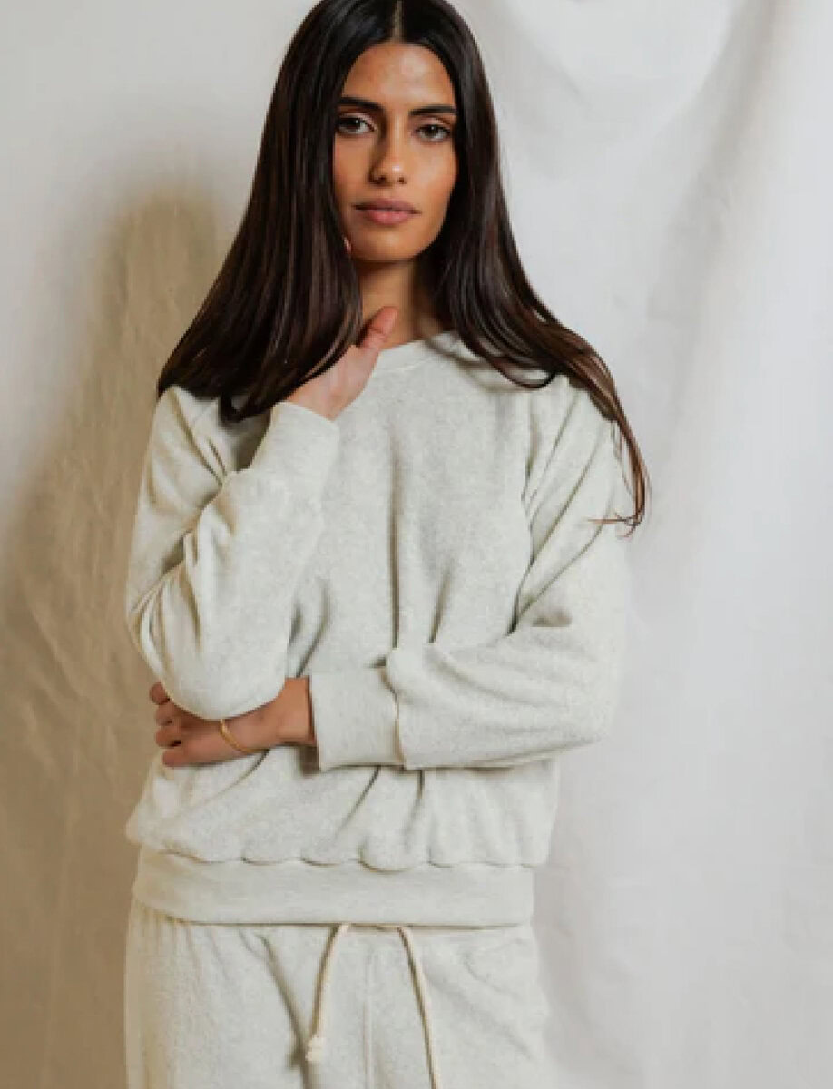 SAYLOR LOOP TERRY SWEATSHIRT – תמונה 3
