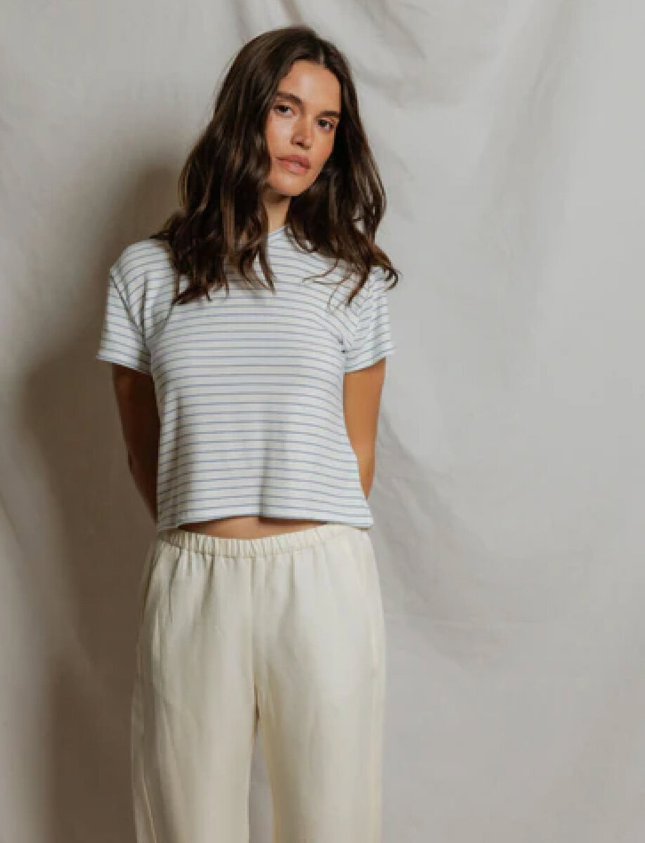 ERIN STRIPE TEE – תמונה 4