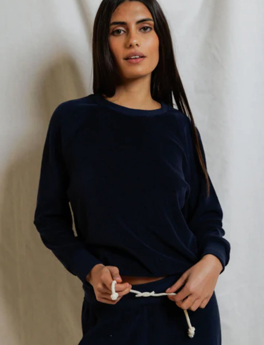 SAYLOR LOOP TERRY SWEATSHIRT – תמונה 2