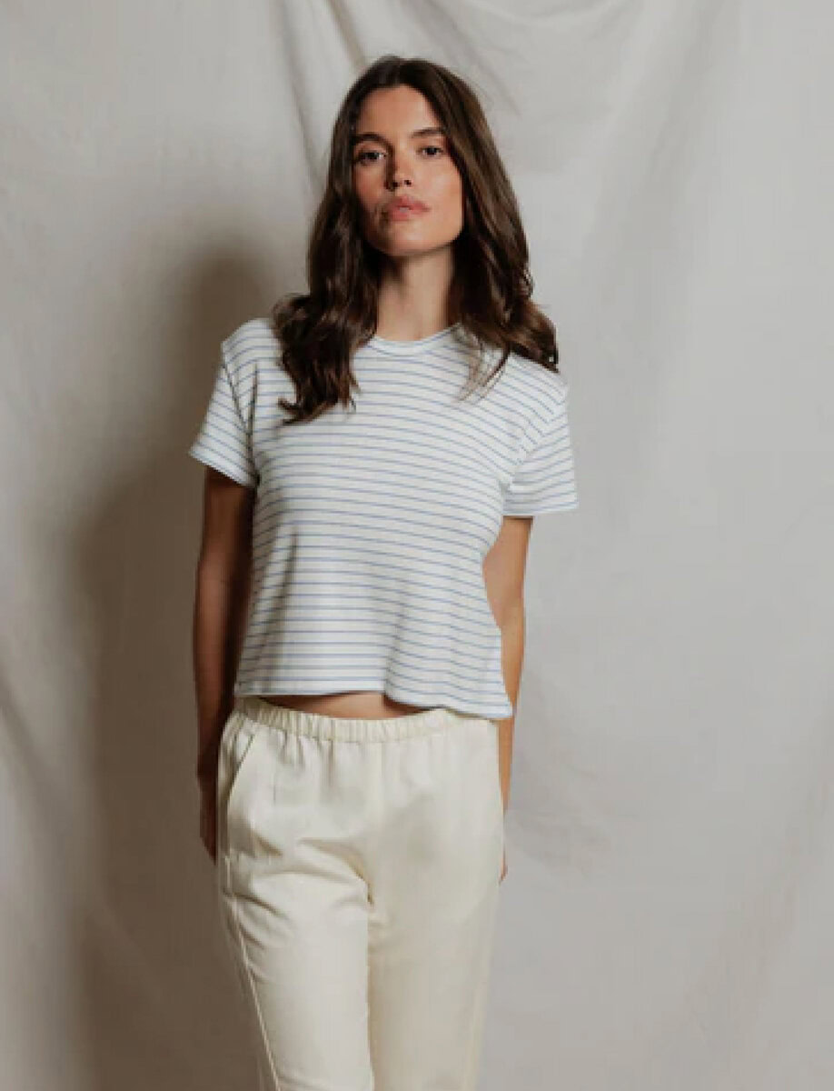 ERIN STRIPE TEE – תמונה 2
