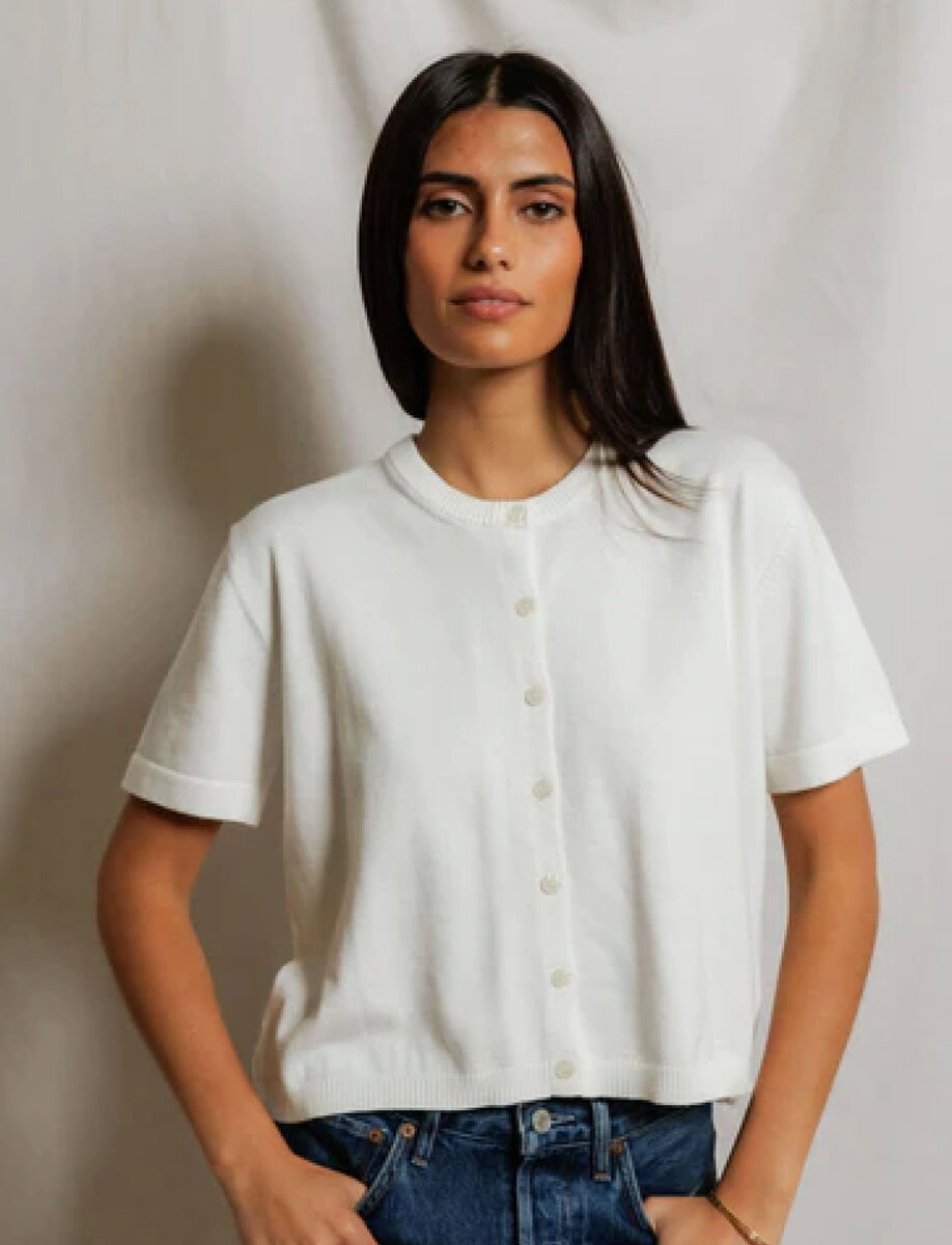 MAUDE COTOON SHORT CARDIGAN – תמונה 9