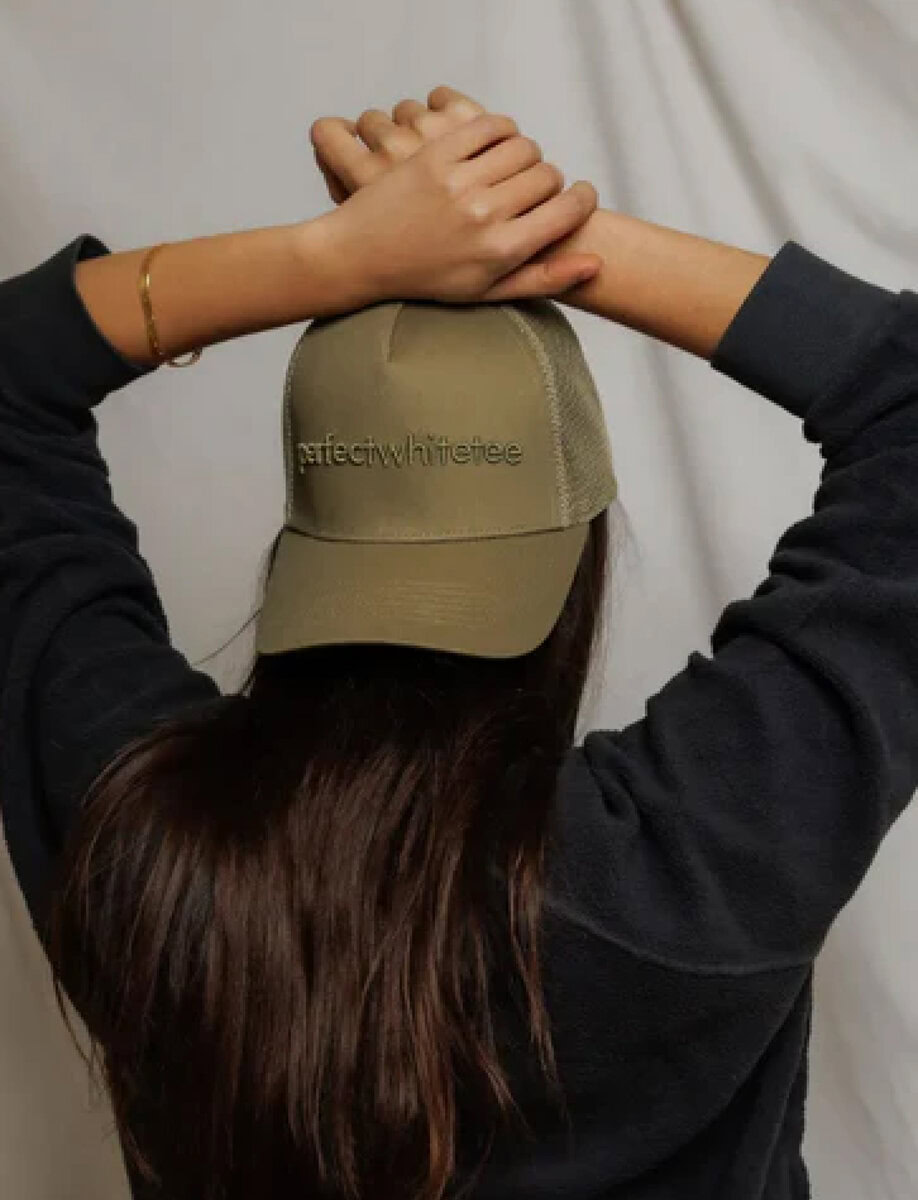 PERFECT WHITE TEE HAT | ARMY – תמונה 2