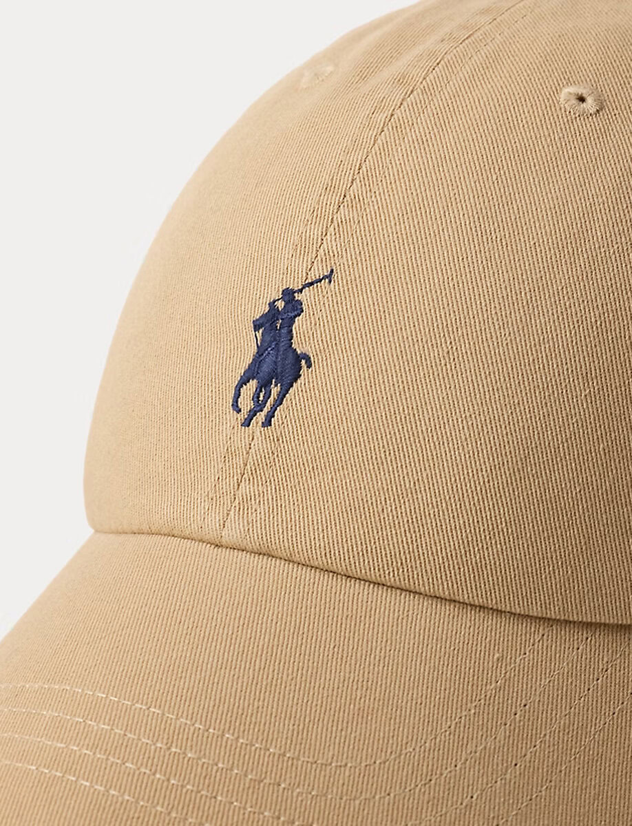 COTTON CHINO BALL CAP | KHAKI – תמונה 2
