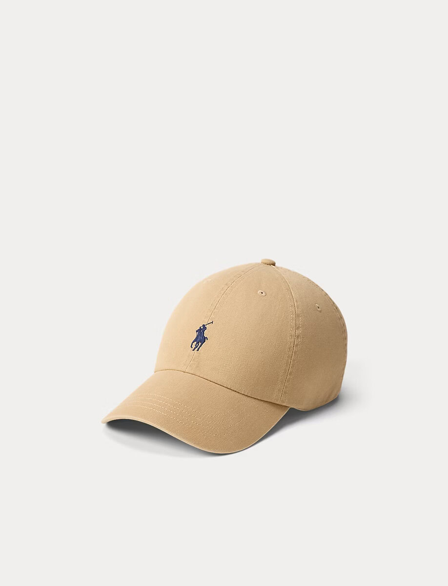 COTTON CHINO BALL CAP | KHAKI
