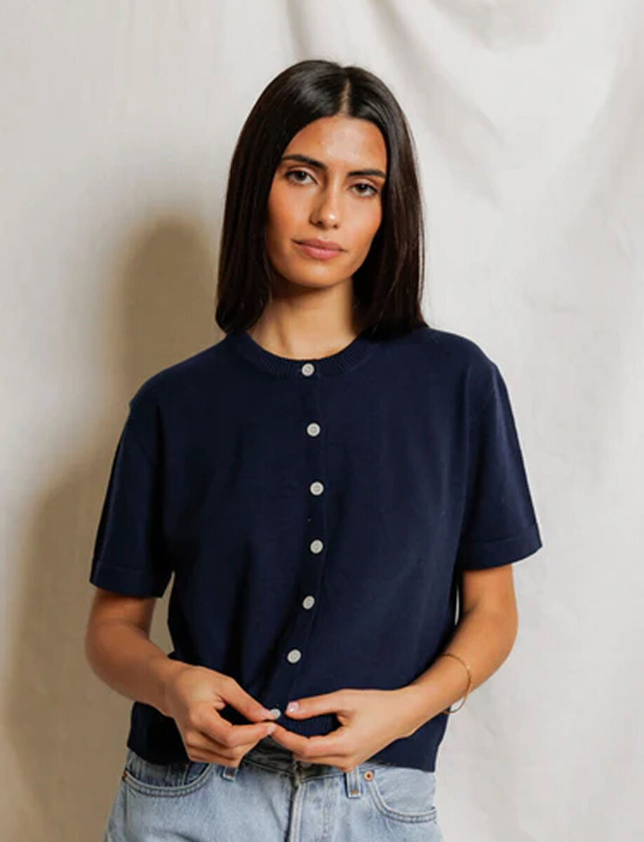 MAUDE COTOON SHORT CARDIGAN – תמונה 6