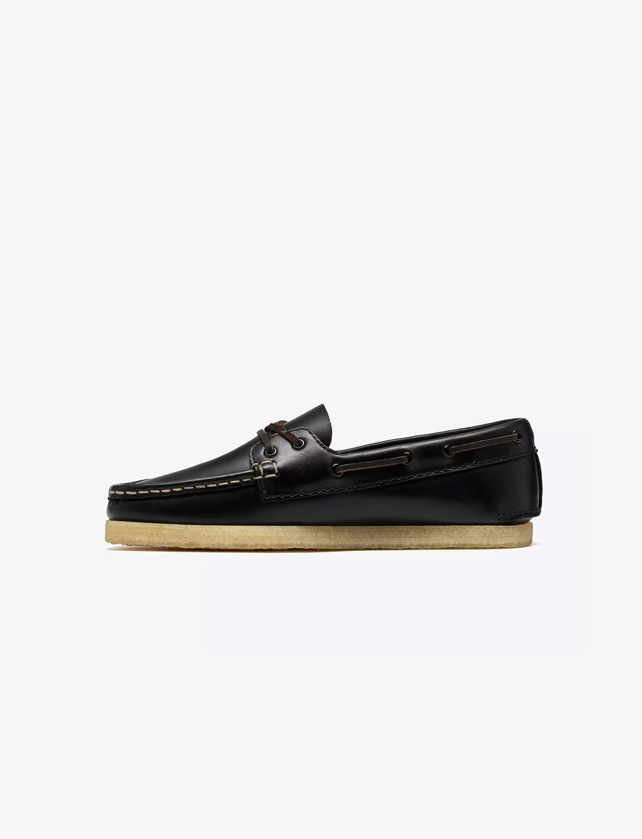 CLARKS GODNEY BOAT | BLACK – תמונה 7
