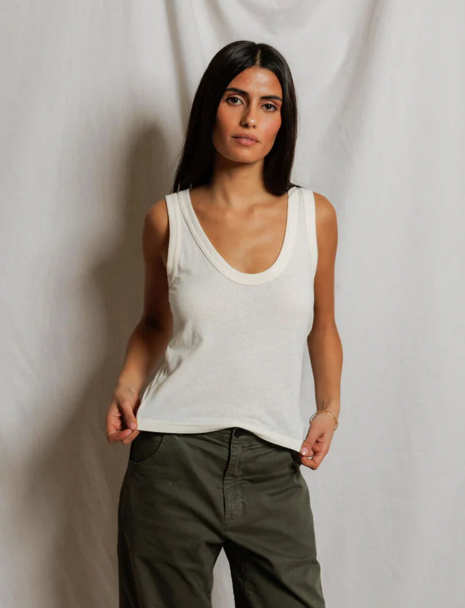 VICKY HEMP COTTON TANK TOP