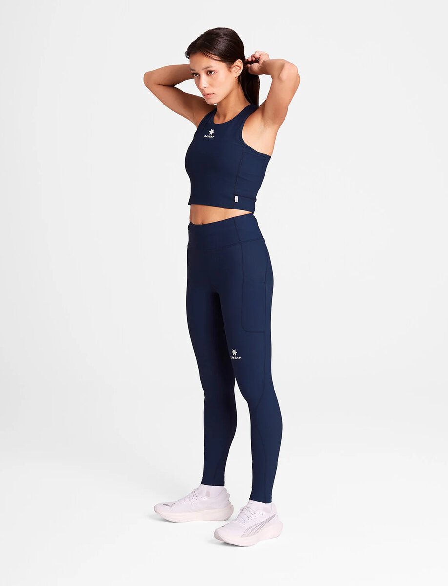 COMBAT RIB CROP TOP | BLUE – תמונה 6