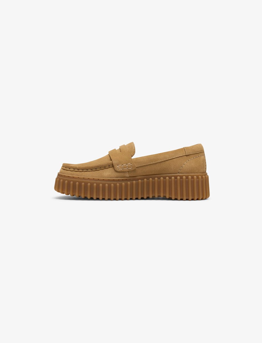 CLARKS TORHILL PENNY| WARM SAND SUEDE – תמונה 2