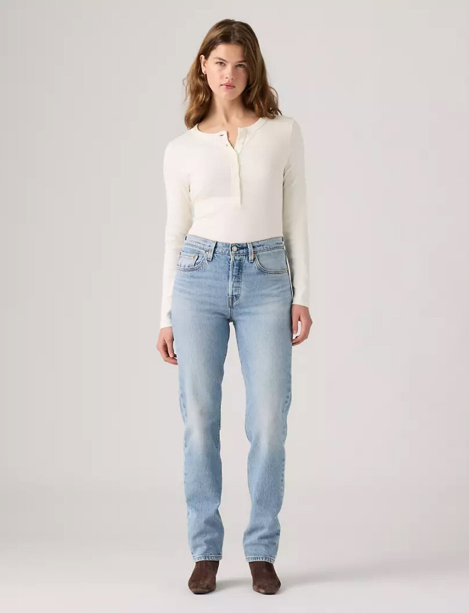 ORIGINAL FIT JEANS 501 | LAZY FRAME MEDIUM WASH – תמונה 5