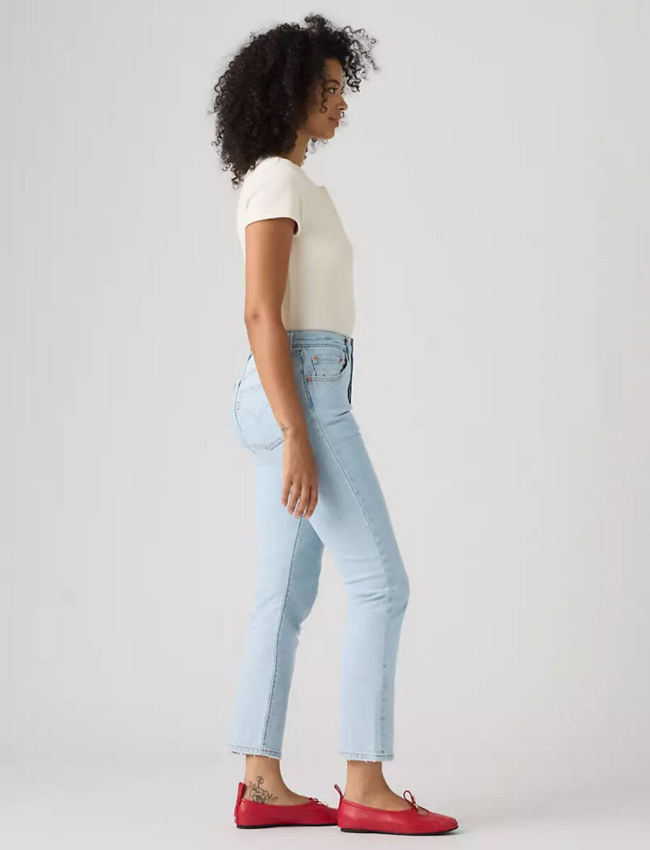 ORIGINAL 501 CROPPED JEANS | LIGHT WASH – תמונה 2