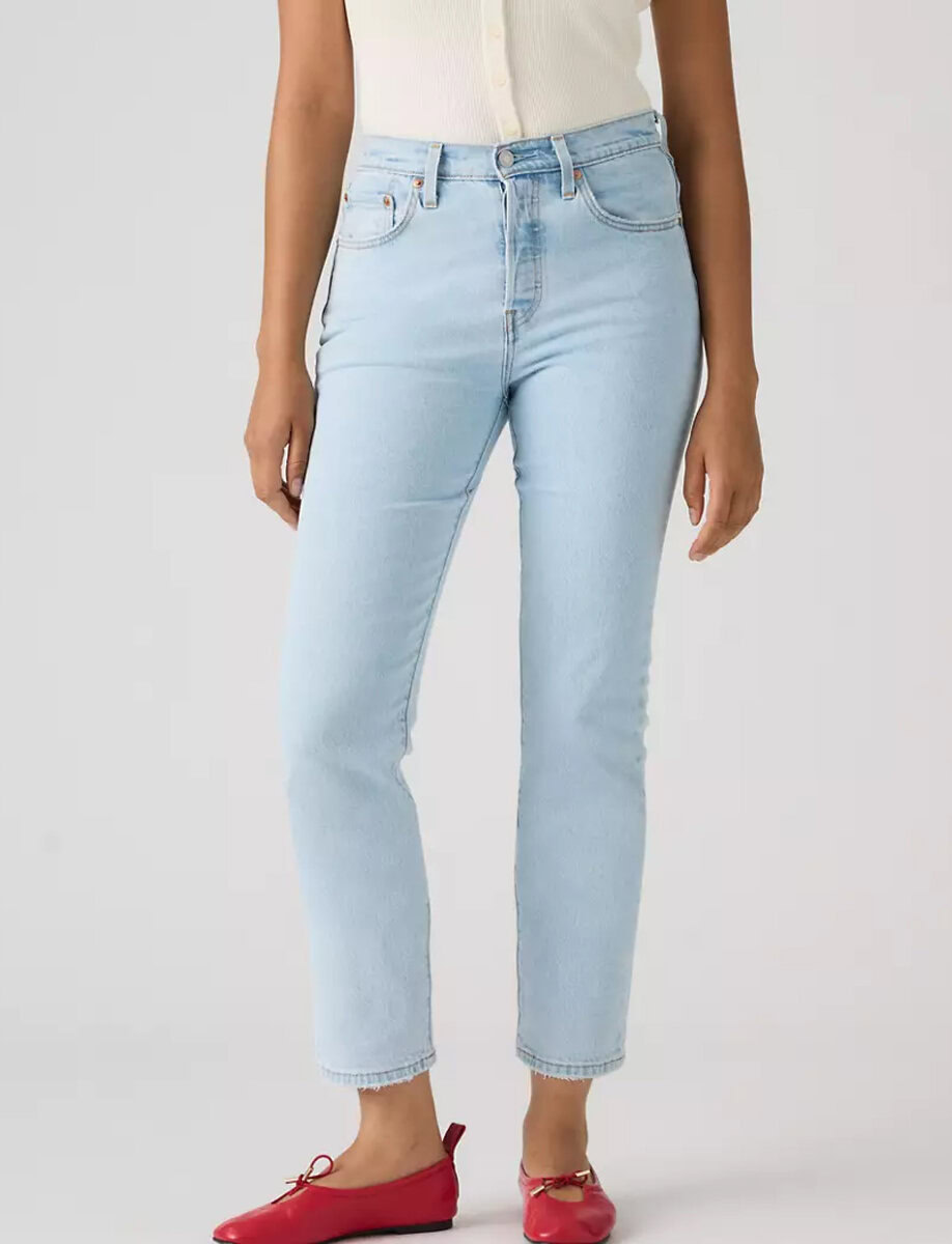 ORIGINAL 501 CROPPED JEANS | LIGHT WASH – תמונה 4