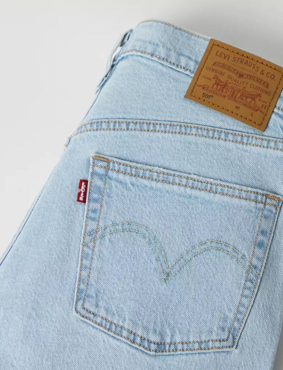 ORIGINAL 501 CROPPED JEANS | LIGHT WASH – תמונה 6