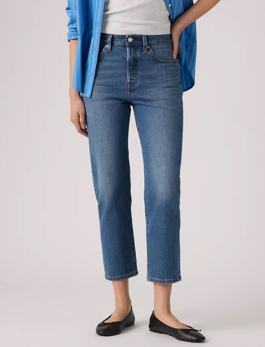 ORIGINAL 501 CROPPED JEANS | MEDIUM WASH – תמונה 4