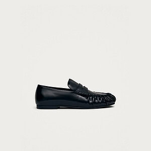 AVEN LEATHER LOAFERS | BLACK