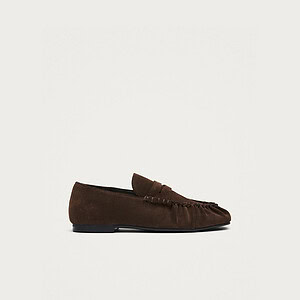 AVEN SUEDE LEATHER LOAFERS | BROWN