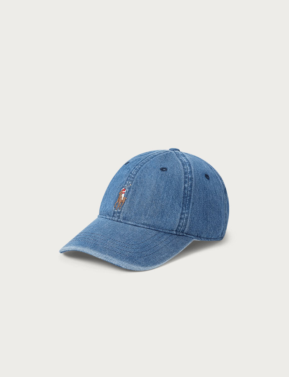 DENIM BALL CAP | INDIGO