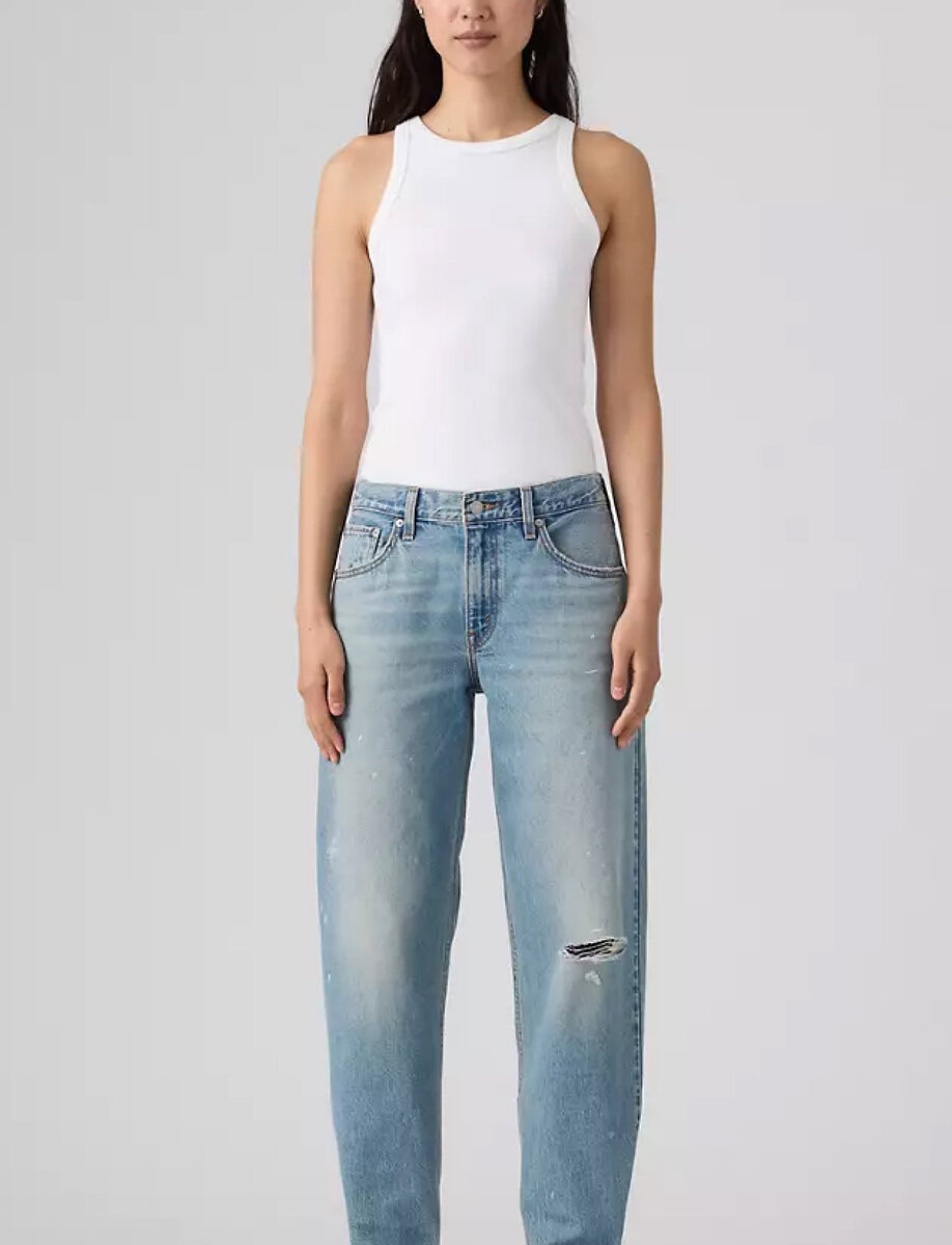 LOOSE TAPER JEANS | MEDIUM WASH