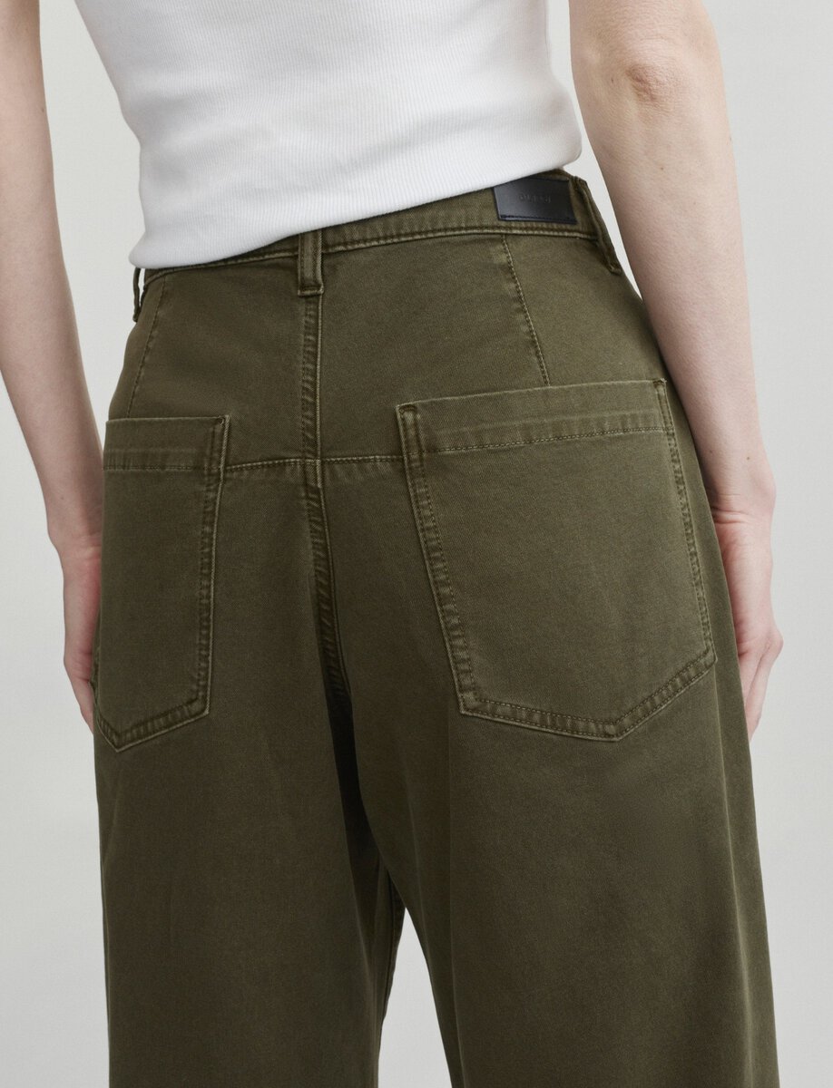 BILIE EASY BARREL PANTS | PINE – תמונה 7