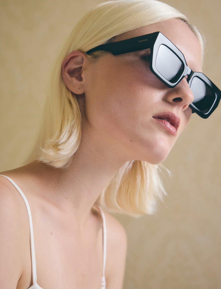 ELIO SUNGLASSES | BLACK ACETATE – תמונה 6