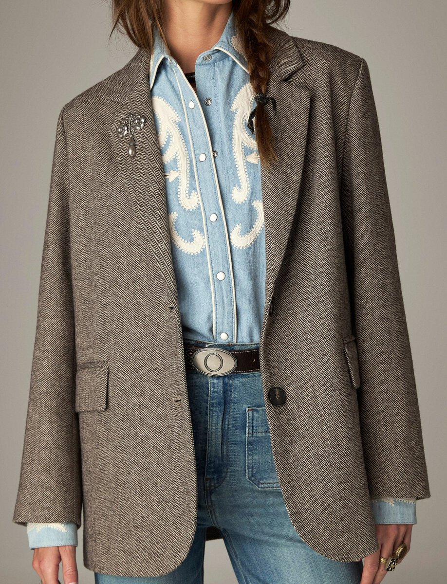 NICO BLAZER | CHOCOLATE CHAUD