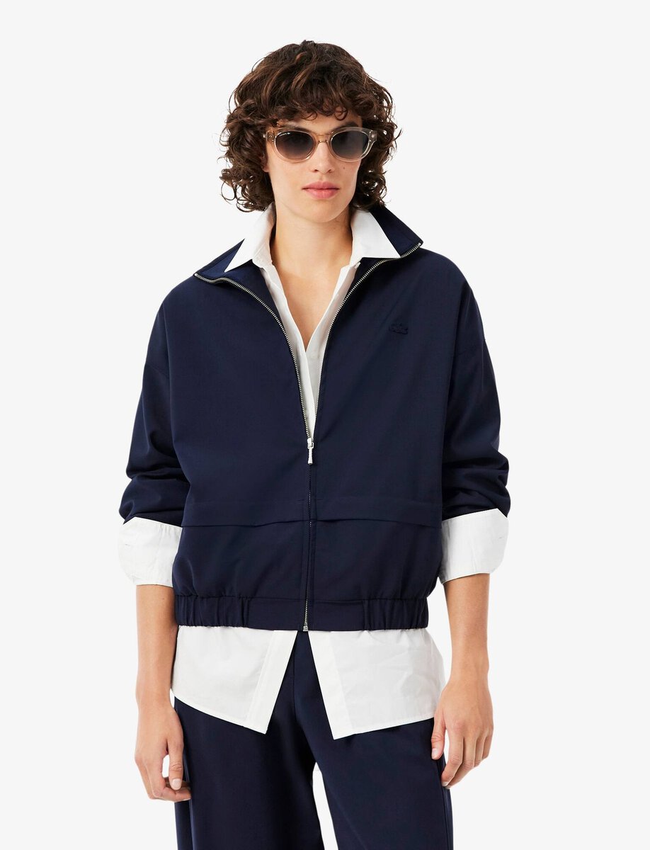 OVERSIZED TRACK JACKET | NAVY BLUE – תמונה 2