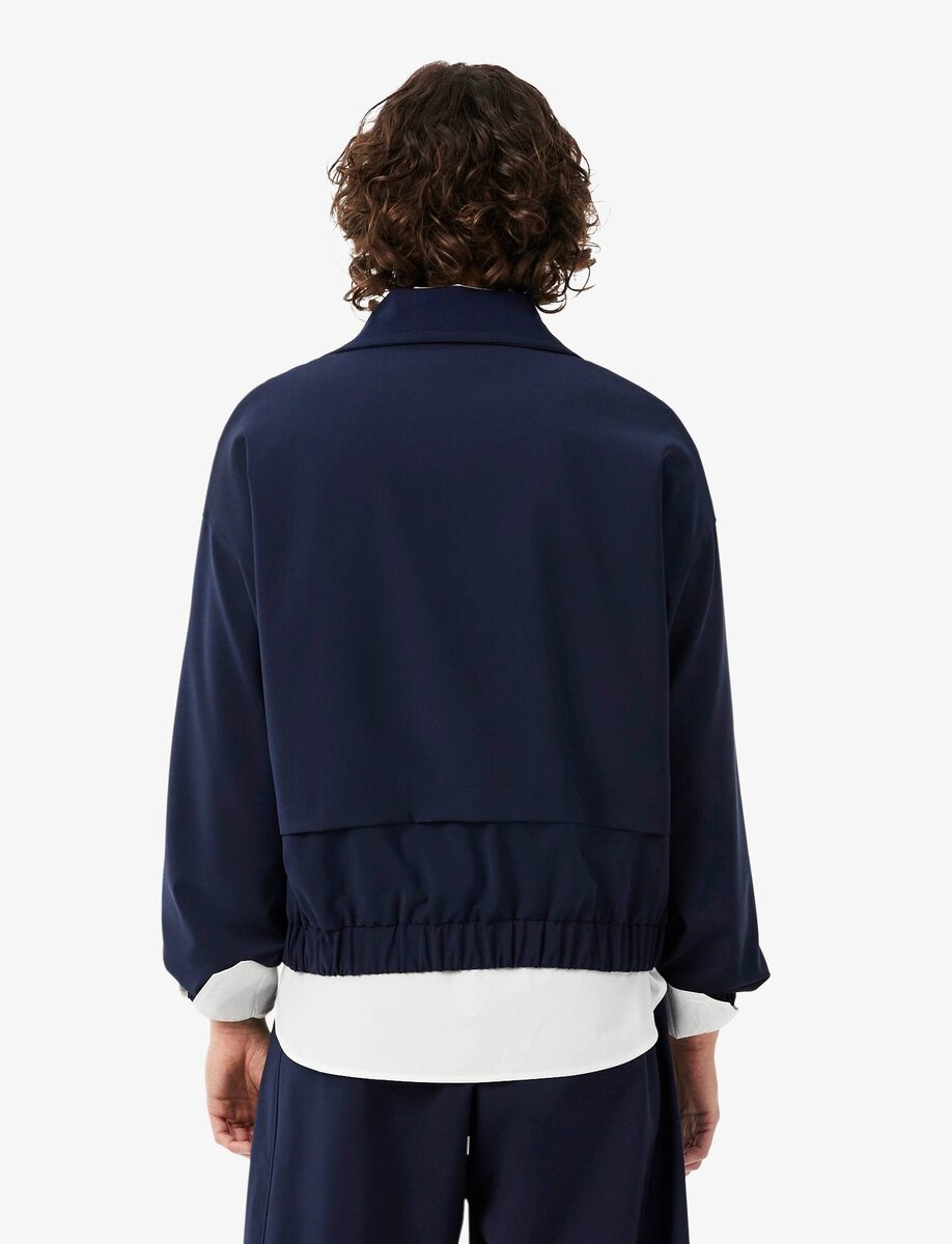 OVERSIZED TRACK JACKET | NAVY BLUE – תמונה 4