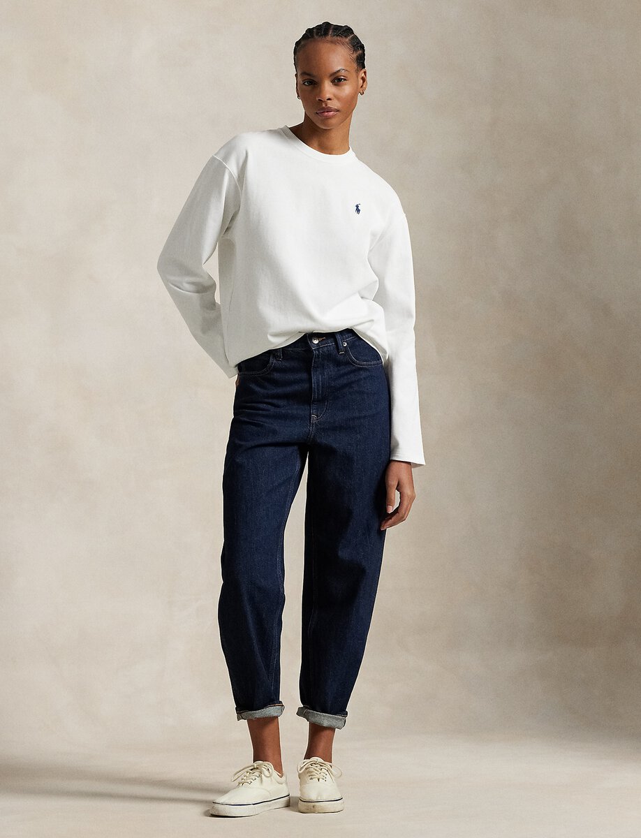 LONG-SLEEVE T-SHIRT | WHITE – תמונה 3