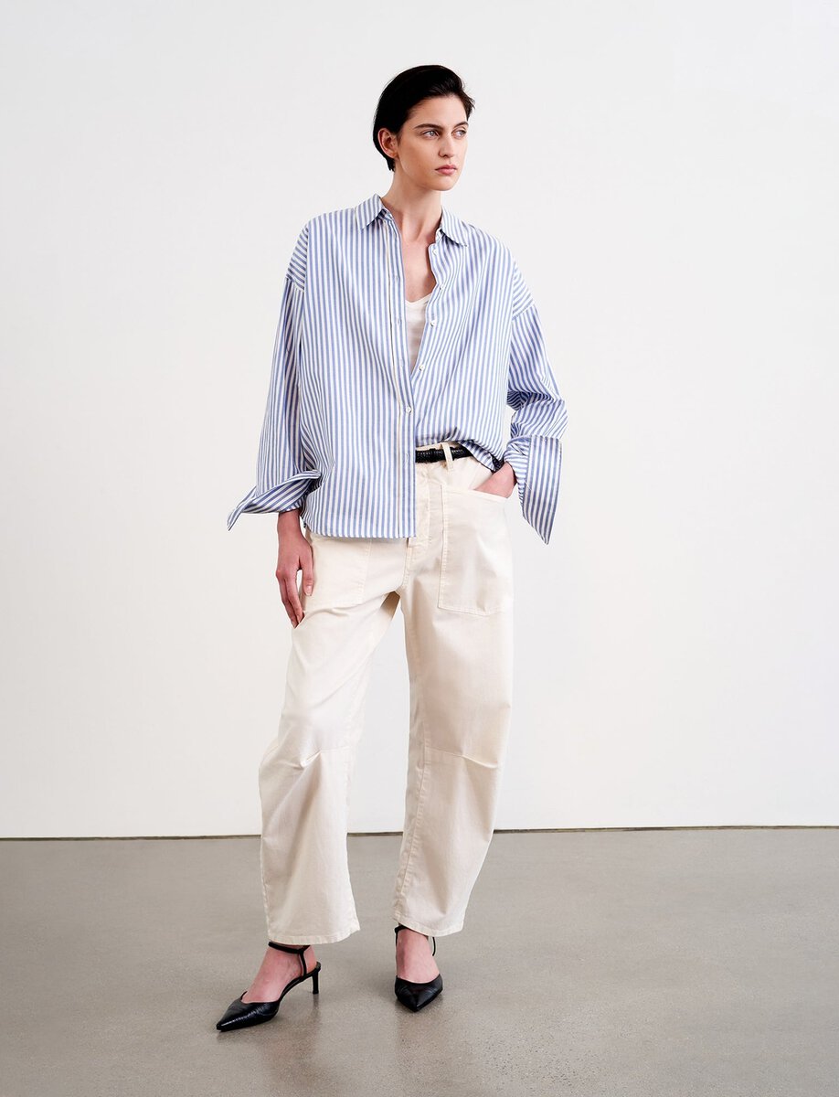 SHON PANT | EGGSHELL – תמונה 2