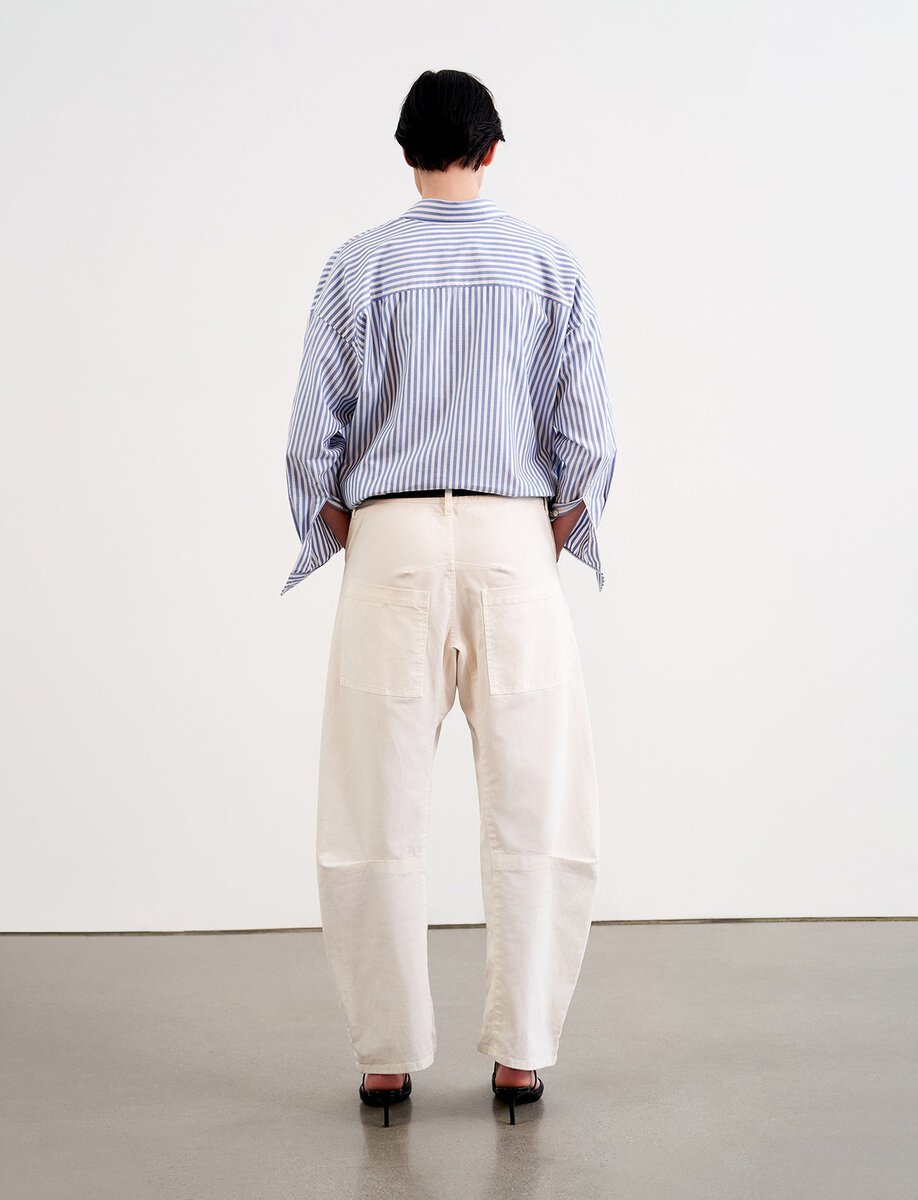SHON PANT | EGGSHELL – תמונה 3