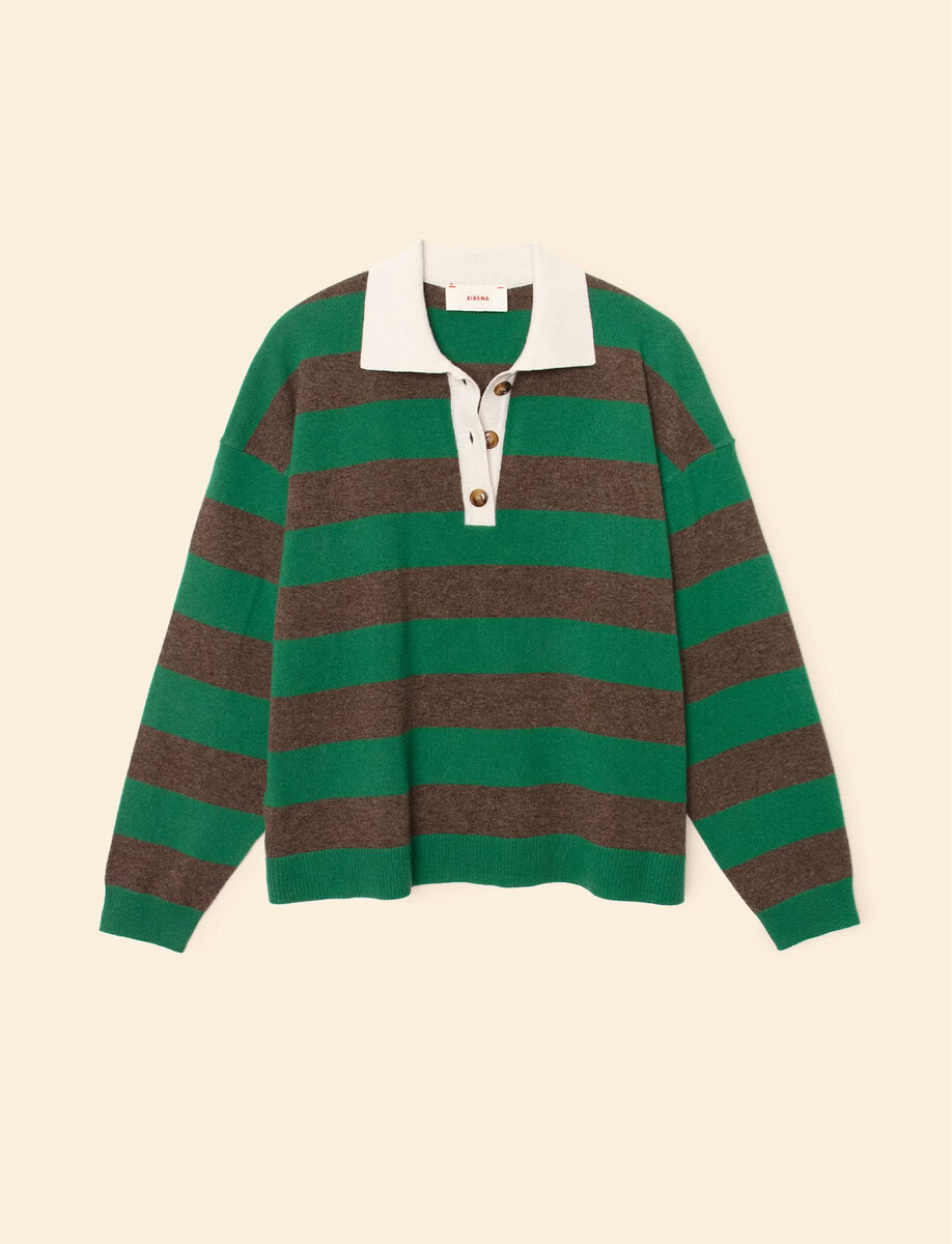 BRAXTON SWEATER | BOTANICAL GREEN