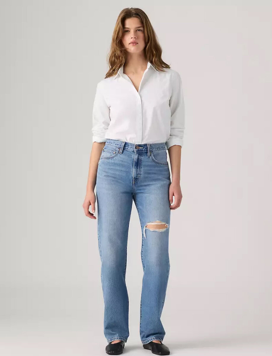 EASY DAD JEAN | MEDIUM WASH – תמונה 5