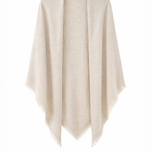 CASHMERE SCARF | RAW WHITE